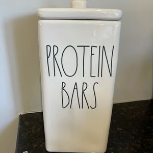 Rae Dunn - PROTEIN BARS - canister